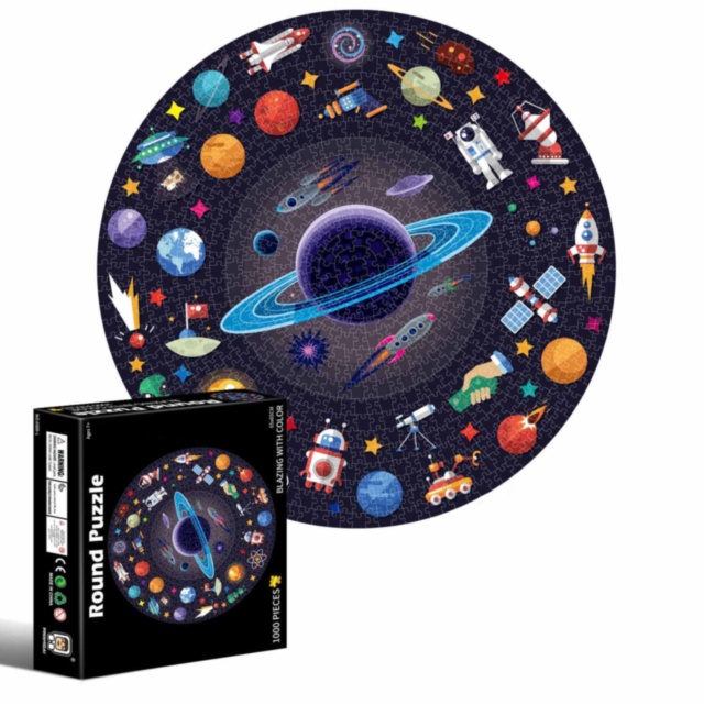 Puzzle Rotund Art Puzzle "Sistemul Solar" 1000 piese, 65x65cm