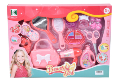 Set Fashion cu Uscator de Păr, Gentuță, Oglindă și Accesorii | image