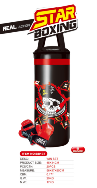 Sac de Box cu Mănuși, 45cm