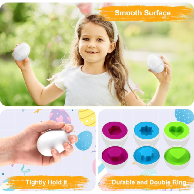 Set Oua cu Forme pentru Sortare - Pui Jucăuș