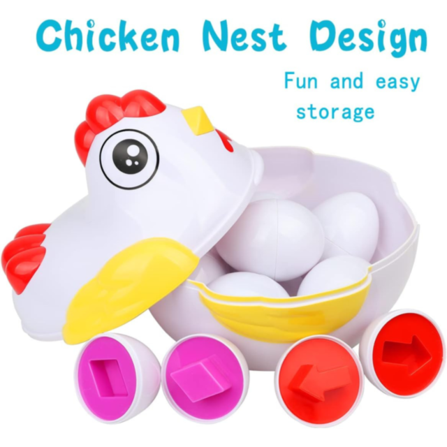 Set Oua cu Forme pentru Sortare - Pui Jucăuș
