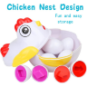 Set Oua cu Forme pentru Sortare - Pui Jucăuș