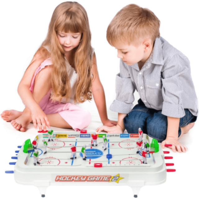 Joc de Hochei pe Masă cu Jucători Mobili