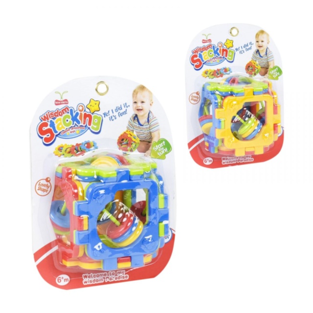 Cub Puzzle Educativ cu Zornăitoare