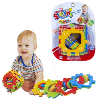 Cub Puzzle Educativ cu Zornăitoare | image