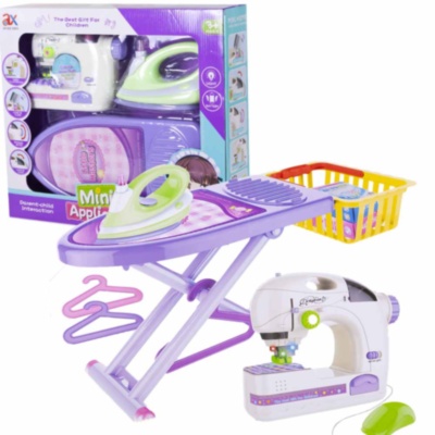 Set Mașină de Cusut, Fier și Masă de Călcat Electrice | image