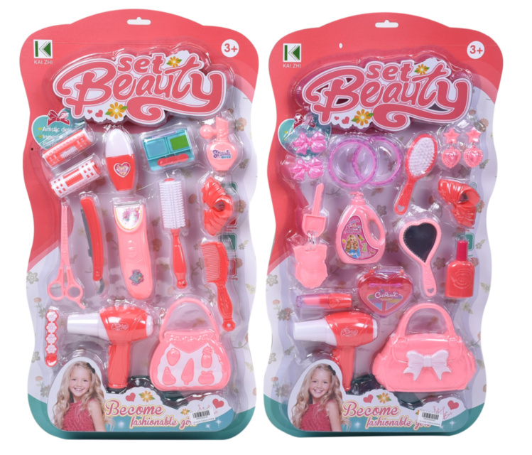 Set Fashion cu Uscator de Păr, Gentuță, Oglindă și Accesorii