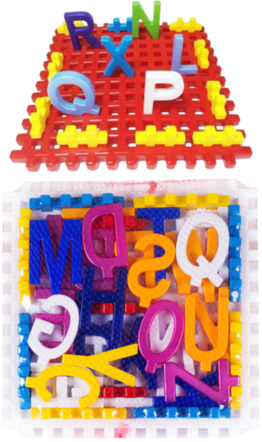 Constructor Puzzle Educativ cu Alfabetul Latin