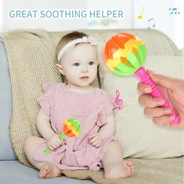 1buc. Zornăitoare Multicoloră pentru Bebeluși