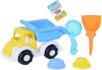 Camion cu 4 Piese de Nisip, 25cm