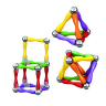 Set de construcție magnetică 90 piese