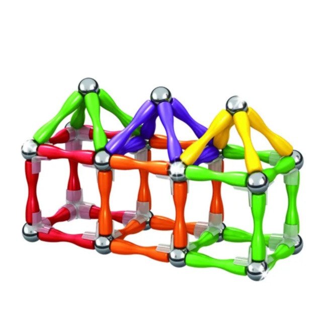 Set de construcție magnetică 90 piese