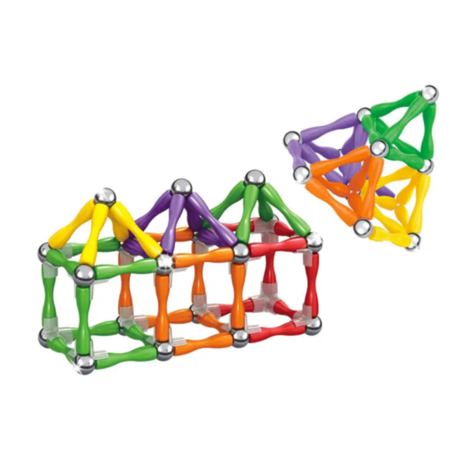 Set de construcție magnetică 90 piese