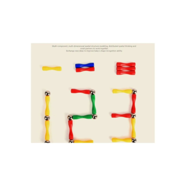 Set de construcție magnetică 90 piese