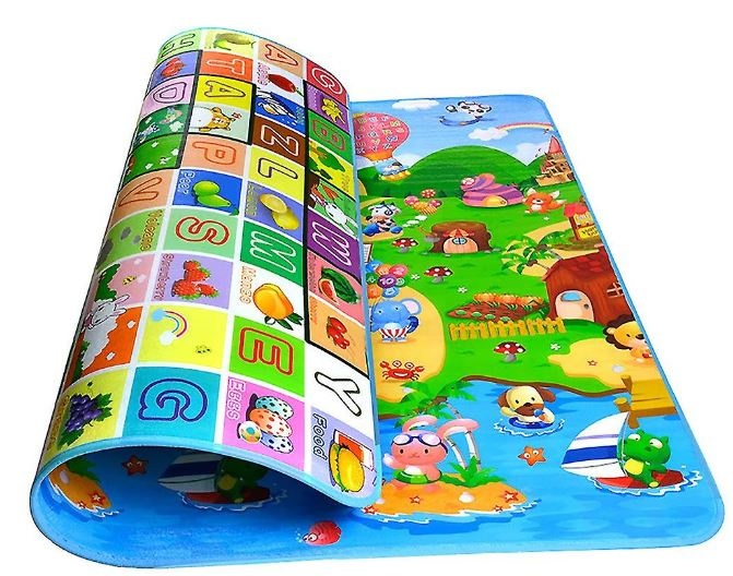 Covoraș de Joacă, cu doua fețe, termoizolant 120cm x 180cm x 0.8cm 