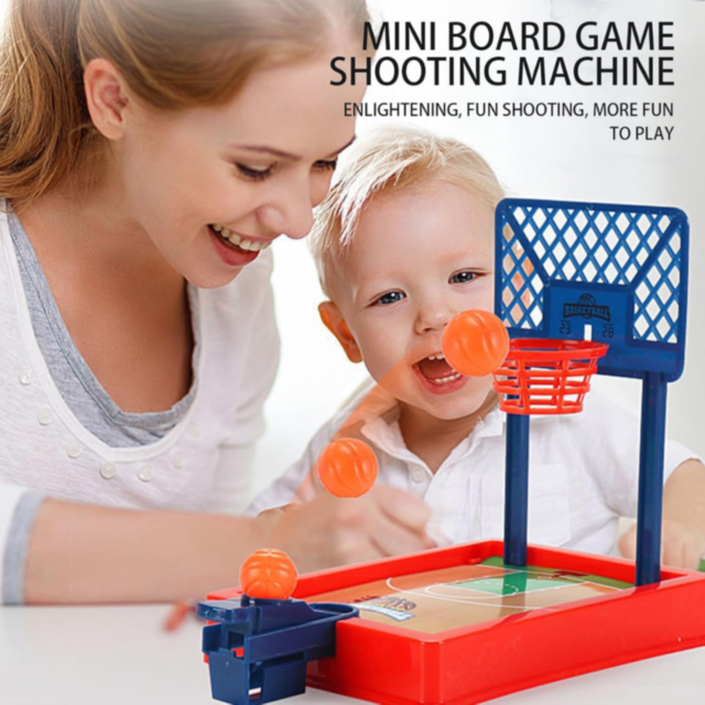 Mini Coș de Baschet Desktop – Joc Interactiv pentru Copii și Familie (culoare aleatorie)