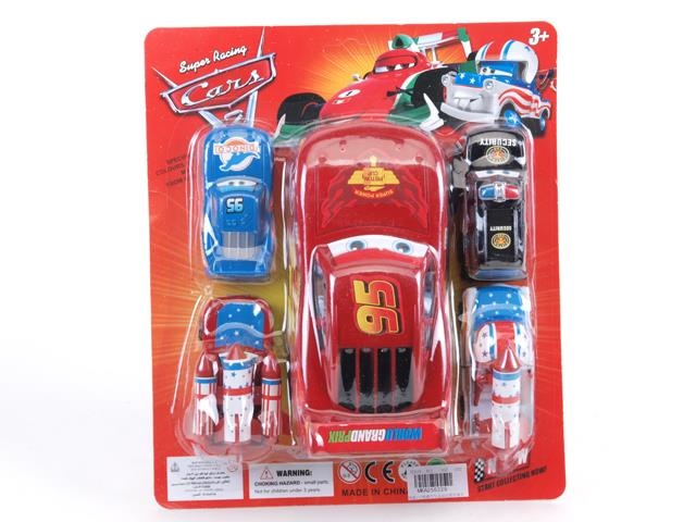 Set 5 Mașinuțe Fulger McQueen