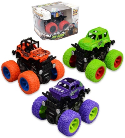 Jeep cu Roți Mari și Amortizoare cu Fricțiune | image