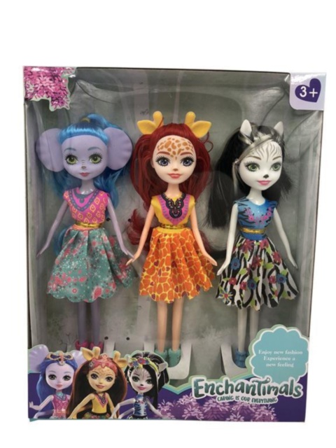 Enchantimals, set 3 Păpuși