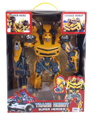 Mega Robot Transformabil în Mașină cu Lumini și Sunete