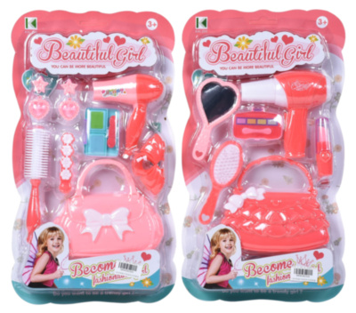 Set Fashion cu Uscator de Păr, Gentuță, Oglindă și Accesorii | image