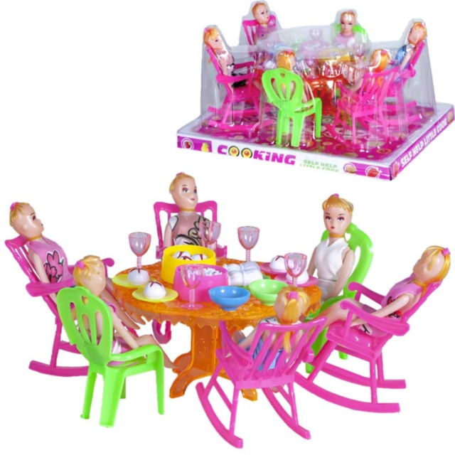 Set 6 Papuși la Masă  