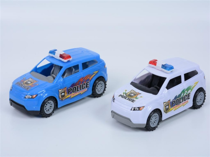 Mașina de Poliție și Mecanism Trage-Ața, 20cm