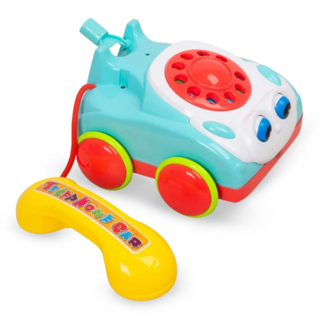 Telefon de jucărie interactiv cu mâner pentru copii