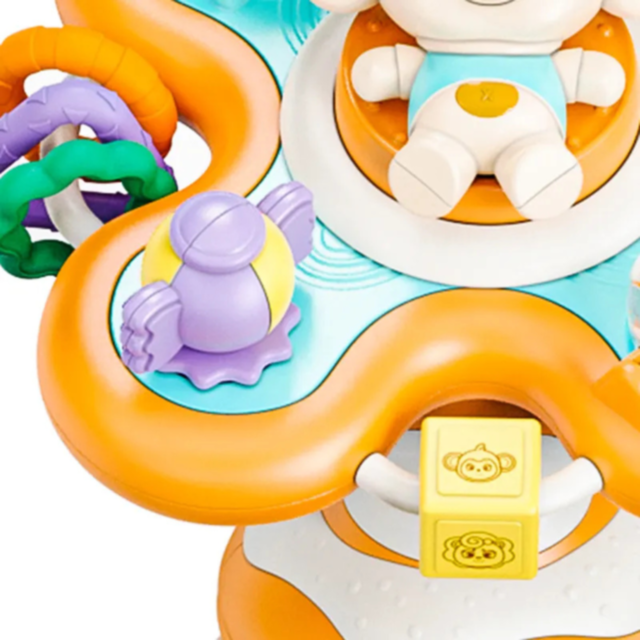 Jucărie Interactivă pentru Bebeluși - Spinner Elefănțel cu Activități Multiple