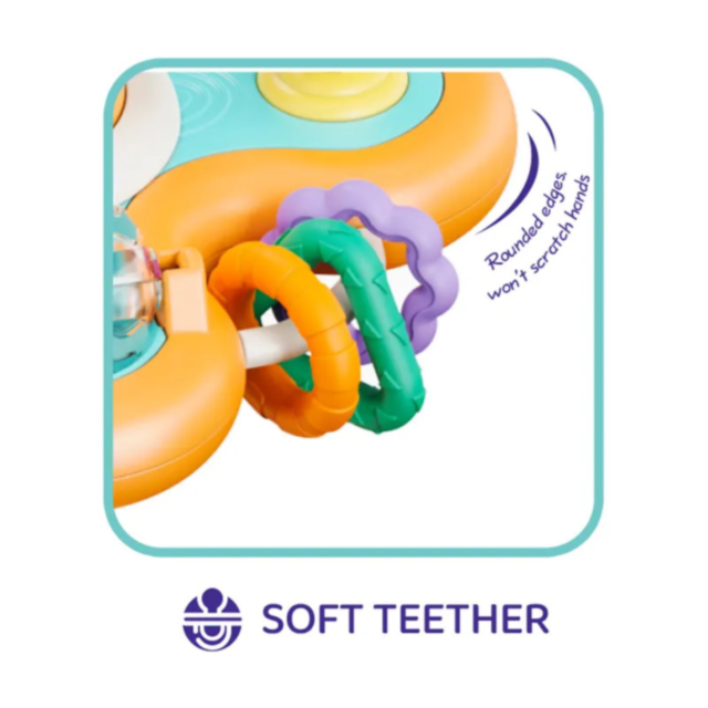 Jucărie Interactivă pentru Bebeluși - Spinner Elefănțel cu Activități Multiple