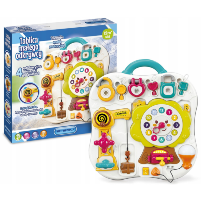 Panou de Activități Montessori cu Sunete și Lumină – Jucărie Interactivă