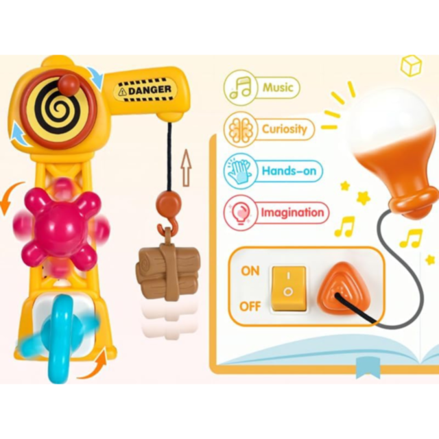 Panou de Activități Montessori cu Sunete și Lumină – Jucărie Interactivă