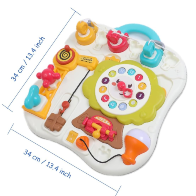 Panou de Activități Montessori cu Sunete și Lumină – Jucărie Interactivă