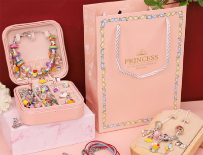 Set Brățări Charm cu Pandantive Colorate - Cadou Creativ pentru Fete | image