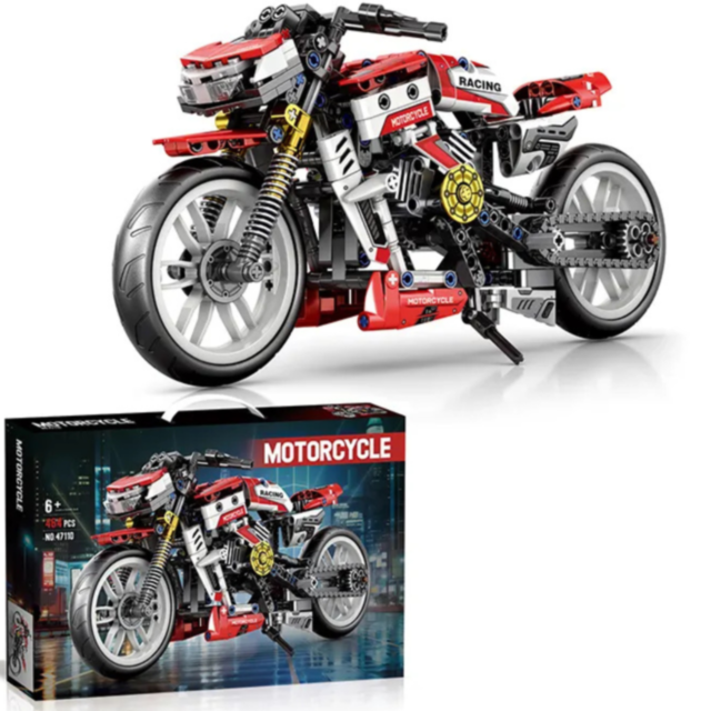 Set de construcție Motocicletă Racing cu 467 piese