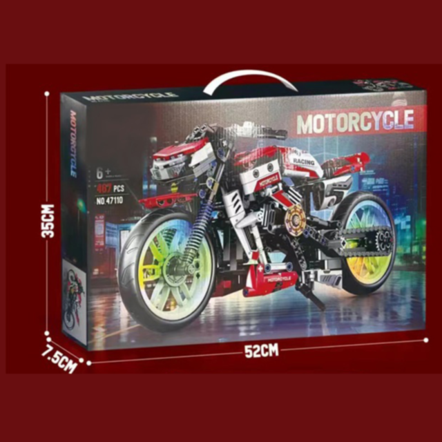 Set de construcție Motocicletă Racing cu 467 piese