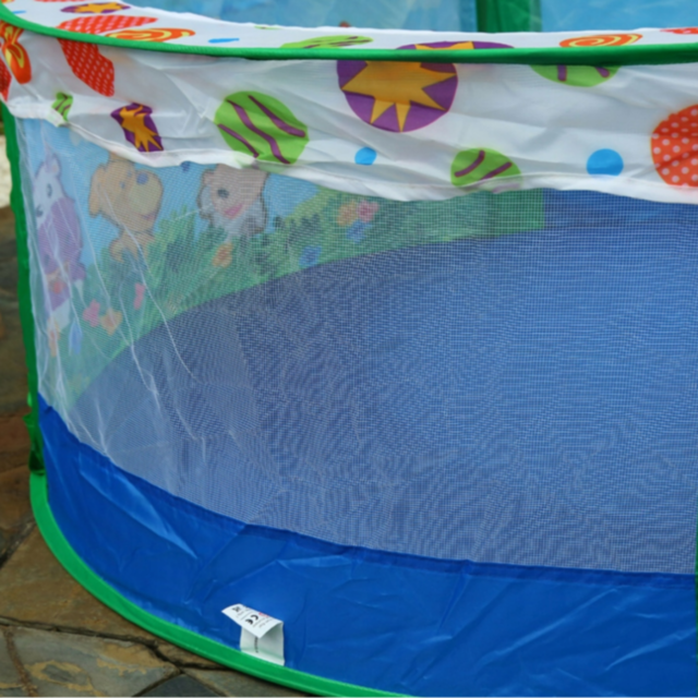 Piscină de Joacă cu Coș de Baschet și Plasă de Siguranță