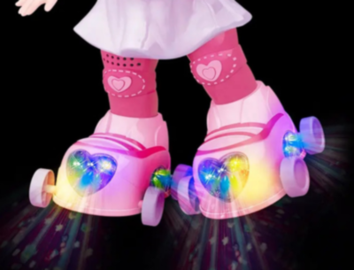 Păpușa Pe Role cu Lumină și Muzică – Skating Girl  | image