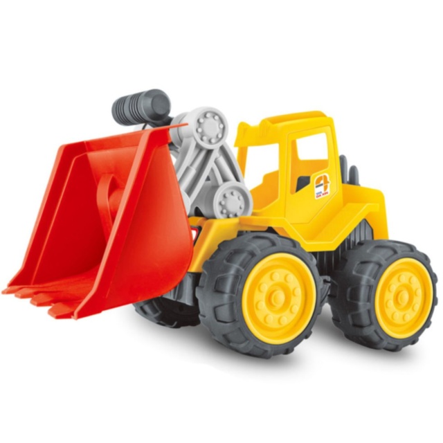 Buldoexcavator pentru copii cu cupă mobilă