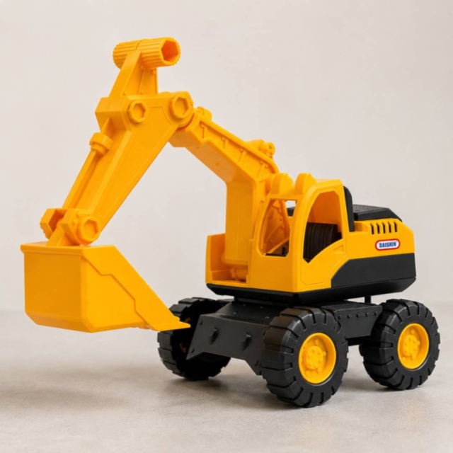 Excavator mare de jucărie cu braț și cupă mobile