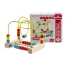 Labirint Motric de Lemn cu Numărătoare cu Bile Colorate