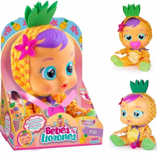 Păpușa Cry Babies cu 4 Sunete Realiste