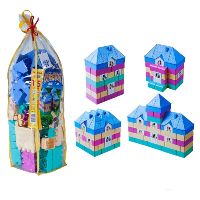 Set de Construcție  Casa de Vacanță  din 115 Blocuri Mari