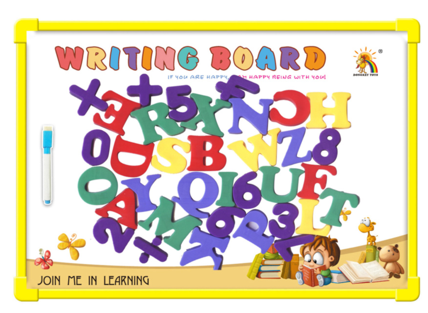 Tablă Magnetică de Desen cu 41 Litere, 40cm