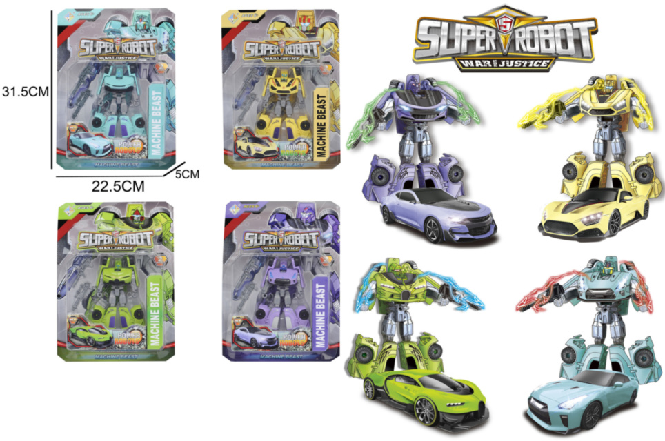 Робот-Трансформер Превращается в Машину