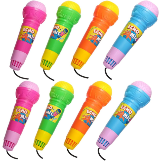 1buc. Microfon cu Efect de Ecou pentru Copii - Distracție Colorată și Interactivă