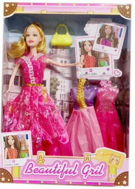 Barbie cu 2 Rochii