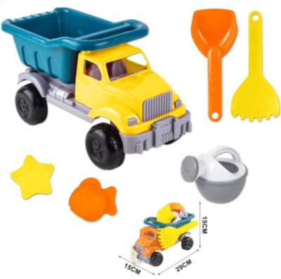 Camion cu 5 Accesorii de Nisip, 29cm | image