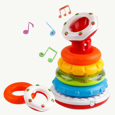 Piramidă Muzicală Interactivă cu Lumini și Sunete pentru Copii | image