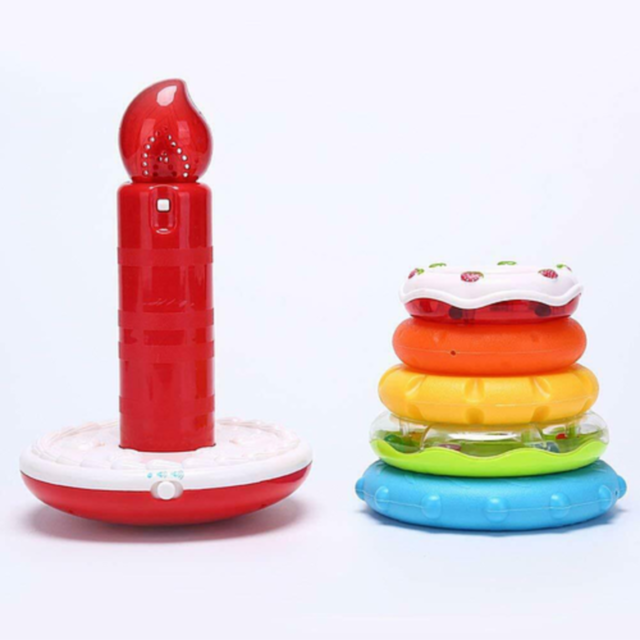 Piramidă Muzicală Interactivă cu Lumini și Sunete pentru Copii